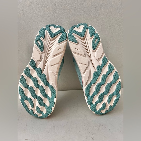 Hoka One One Clifton 8 Aqua Running Walking Sneakers Women’s Size 9.5B - Picture 5 of 6
